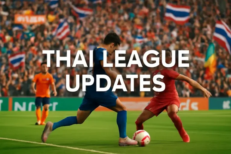 ข่าวไทยลีกวันนี้: อัพเดตการแข่งขันและตลาดนักเตะ